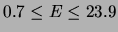 $\displaystyle \sigma(E) =
\frac{2\beta mc^2}{(1-\beta^2)^{3/2}} \sigma (\beta)
= 5.9\, GeV\, .$