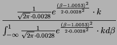 $ \beta \le 1$