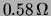 $\displaystyle 0.05.$