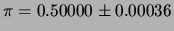 $ \pm 0.05\,\%$
