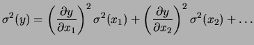 $\displaystyle y=x_1\pm x_2$