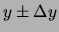 $ x_i\pm \Delta x_i$