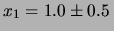 $ x_2=0.5\pm 0.5$