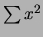 $ \sum x^2$
