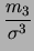 $\displaystyle \frac{m_3}{\sigma^3}$