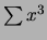 $ \sum x^3$