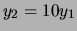 $ y_2=10 y_1$