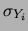 $ \sigma _{Y_i}$
