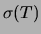 $\displaystyle \sigma(T)$