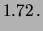 $\displaystyle 1.72\,.$