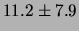 $\displaystyle 11.2 \pm 7.9$