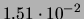$ 1.51\cdot 10^{-2}$