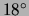 $ 18^\circ$