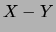 $ X-Y$