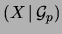 $\displaystyle (X\,\vert\,{\cal G}_p)$