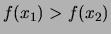 $ f(x_1)>f(x_2)$
