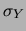 $ \sigma _{Y}$