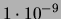 $ 1\cdot 10^{-15}$