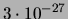 $ 1\cdot 10^{-6}$
