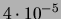 $ 1\cdot 10^{-7}$