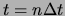 $\displaystyle ) = r\Delta t\,,$