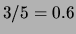 $ 1/5=0.2$