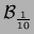 $ {\cal B}_{\frac{1}{2}}$