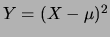 $\displaystyle P(\vert X-\mu\vert\ge k\sigma)\le \frac{1}{k^2}\,.$