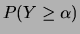 $ \alpha\ge\sigma^2$