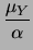 $\displaystyle P(Y \ge \alpha)$