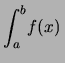 $\displaystyle P(a\leq X \leq b)$