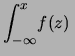 $\displaystyle F(x\,\vert\,{\cal K}(a,b))$