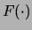 $ F^{-1}(\cdot)$