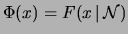 $ \Phi(x)$