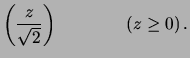 $\displaystyle T(z) =\frac{1}{2}$