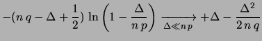 $\displaystyle \ln{D_q}$