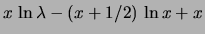 $\displaystyle \ln f(x\,\vert\,{\cal P}_\lambda )$