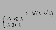 $\displaystyle -\frac{\Delta^2}{2\,\lambda}\,,$