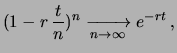 $\displaystyle (1-p)^n$