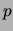 $\displaystyle p$