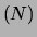 $ \sigma(N)/$