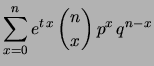 $\displaystyle G(t\,\vert\,{\cal B}_{n,p})$