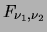 $\displaystyle (\nu_1,\nu_2))=\frac{\nu_1^{\frac{\nu_1}{2}} \nu_2^{\frac{\nu_2}{...
...2}}} \hspace{1.0cm}\begin{array}{l} x\ge 0 \\ \nu_1,\,\nu_2 > 0 \end{array}\,,$