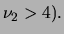$\displaystyle \frac{2\nu^2(\nu_1+\nu_2-2)}{\nu_1(\nu_2-2)^2(\nu_2-4)}
\hspace{0.5cm}($