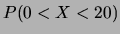 $ P( -2 < X < -1)$