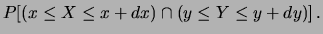 $\displaystyle dF(x,y) = f(x,y)dxdy\,.$