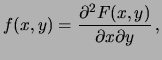$\displaystyle P[(x\le X \le x + dx)
\cap (y\le Y\le y+dy)]\,.$