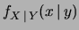 $ f(x\,\vert\,y)$