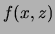 $ (x,z)$