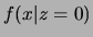 $ f(x\,\vert\,z)$